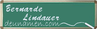 Bernarde Lindauer Visitenkarte